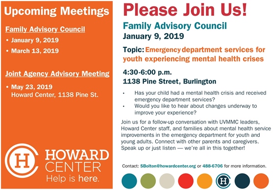 Family Advisory Council – Howard Center