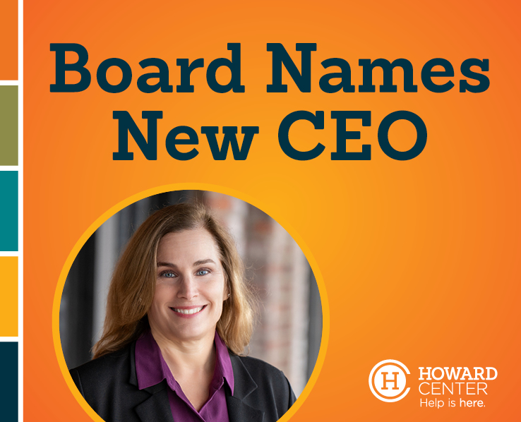 Board Names New Ceo, with photo of Sandra McGuire